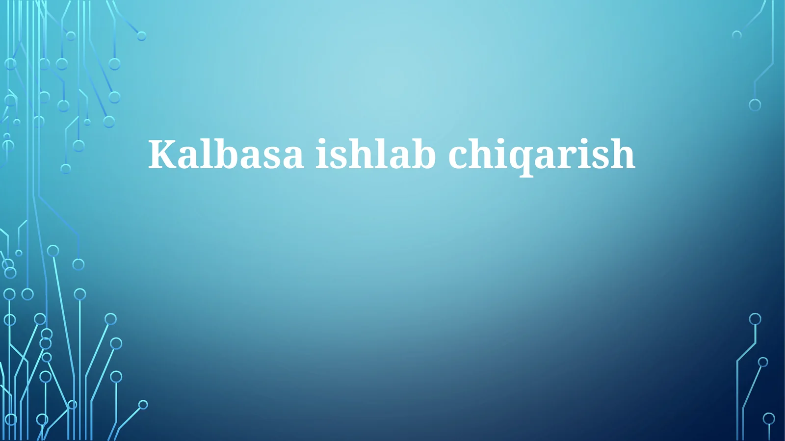 Kalbasaishlabchiqarish