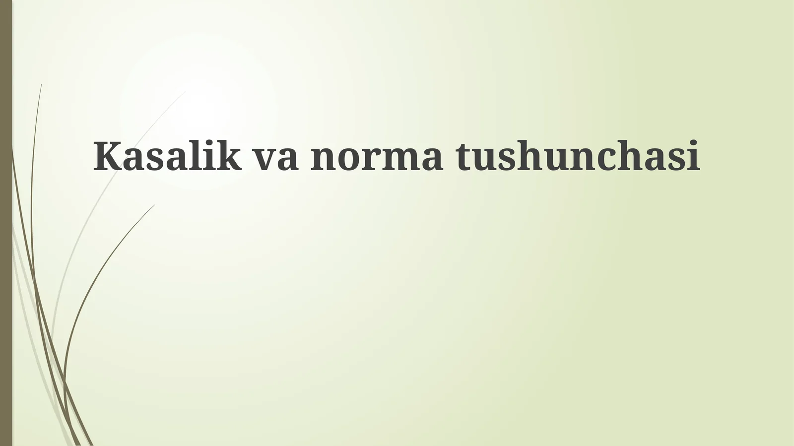 Kasallikvanormatushunchasi