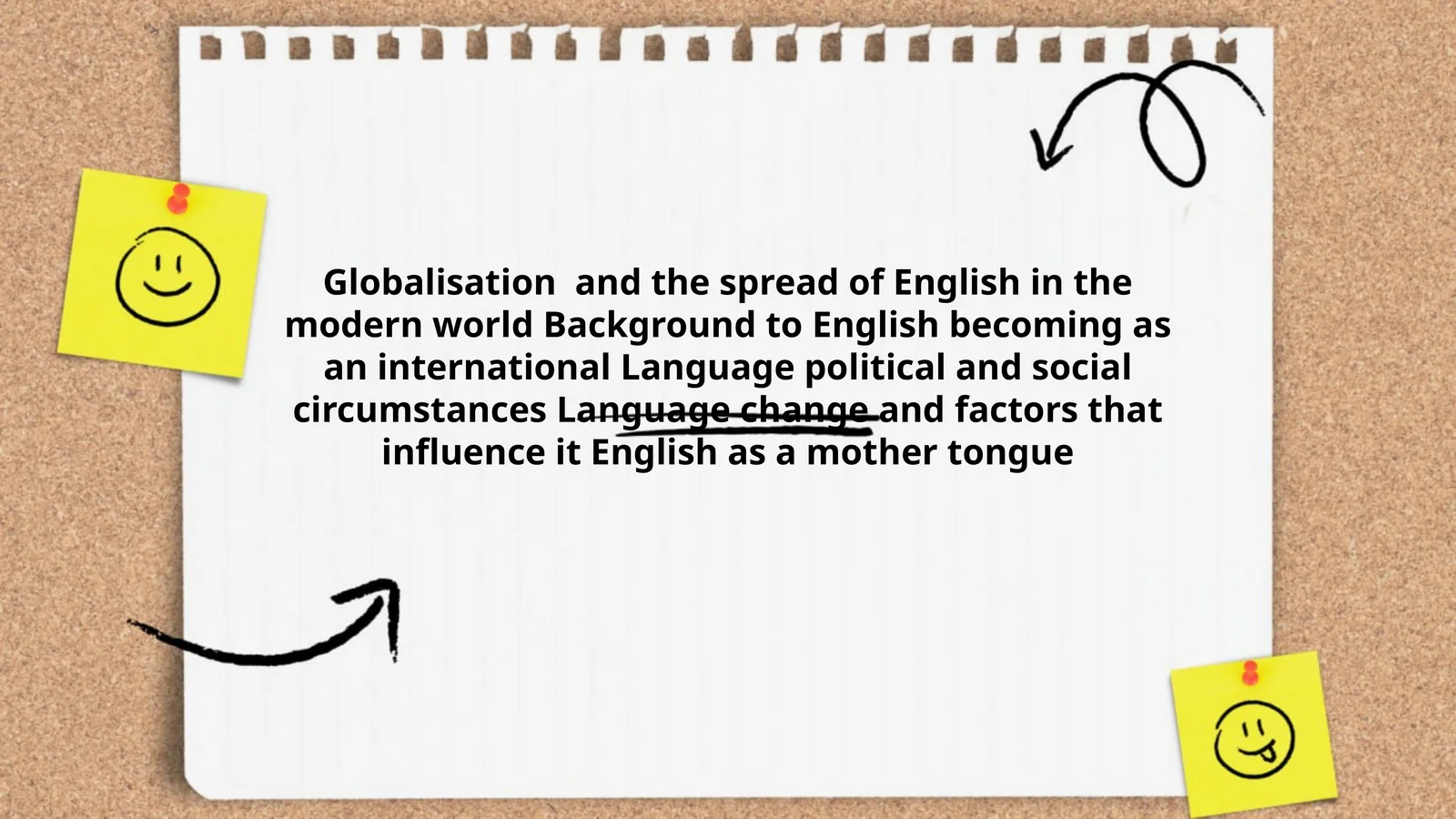 Globalisation and the spread of English in the modern world