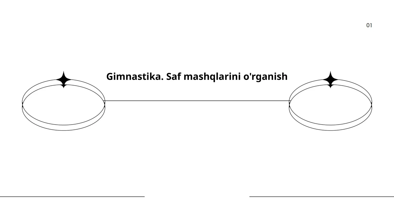 Gimnastika. Saf mashqlarini o'rganish
