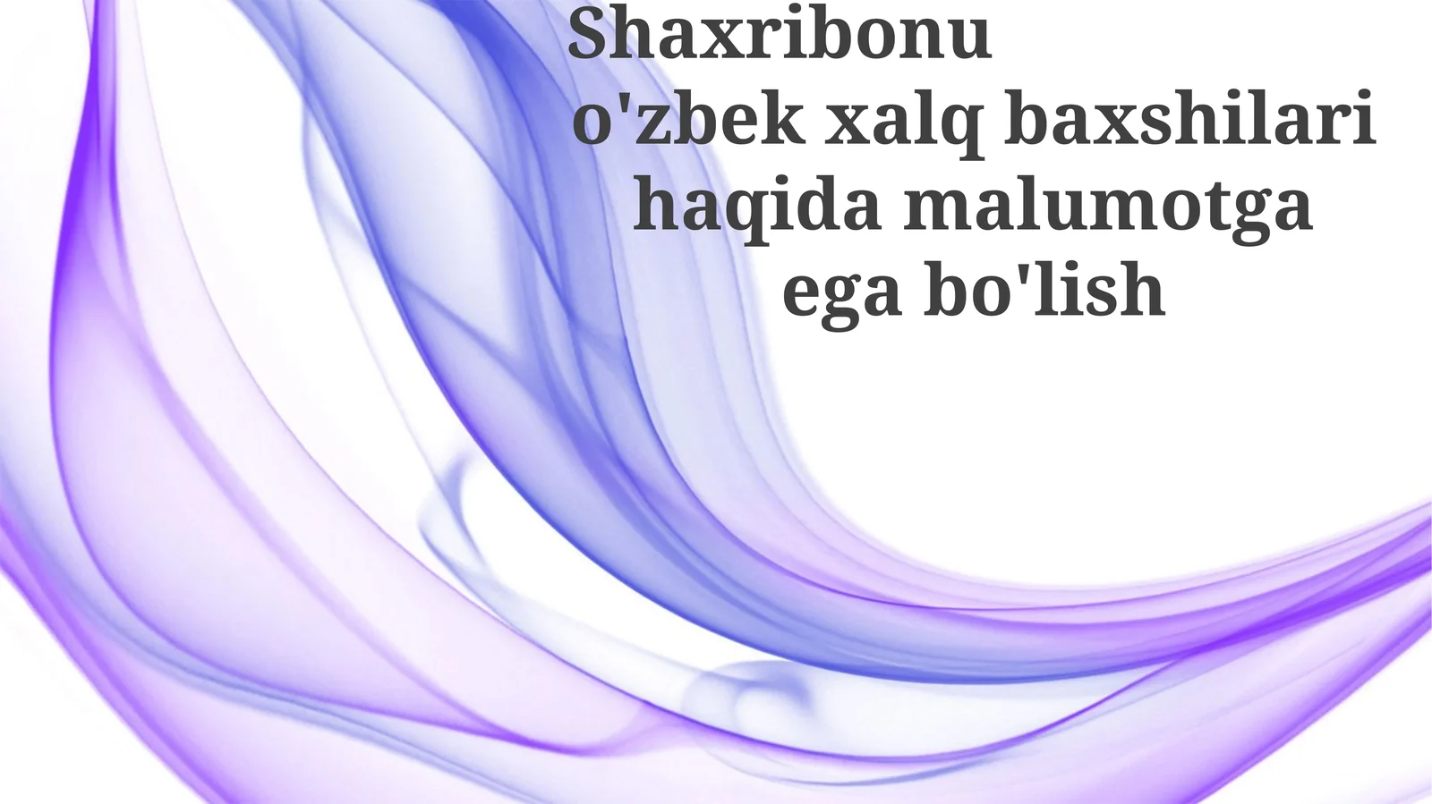 O'zbek xalq dostonchilari