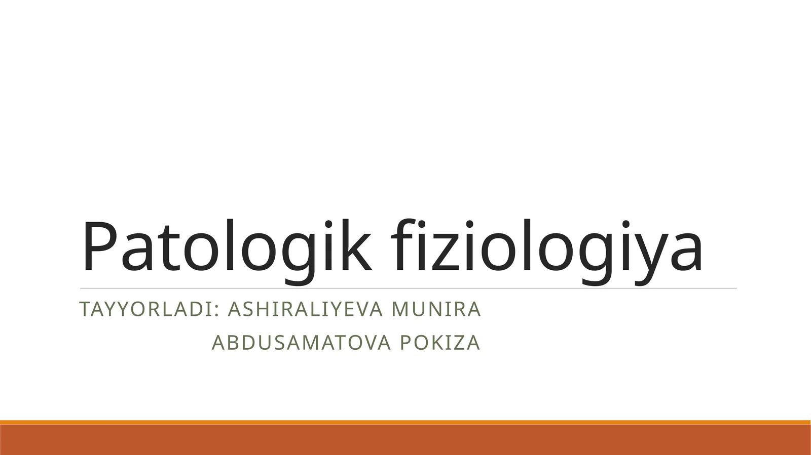 buyrak usti bezi patofiziologiyasiga