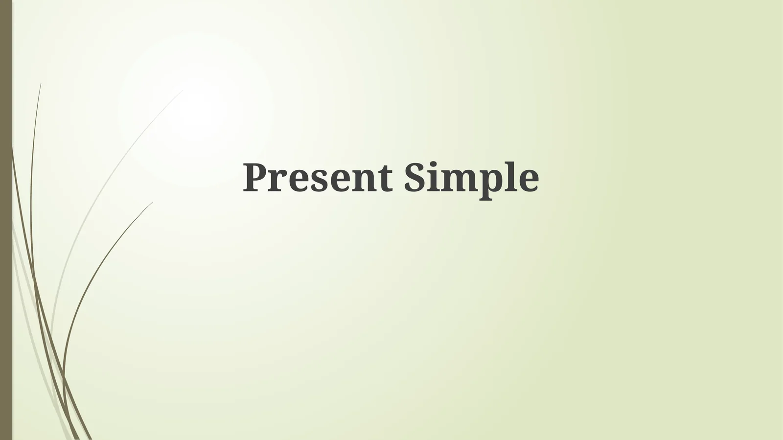 Present Simple