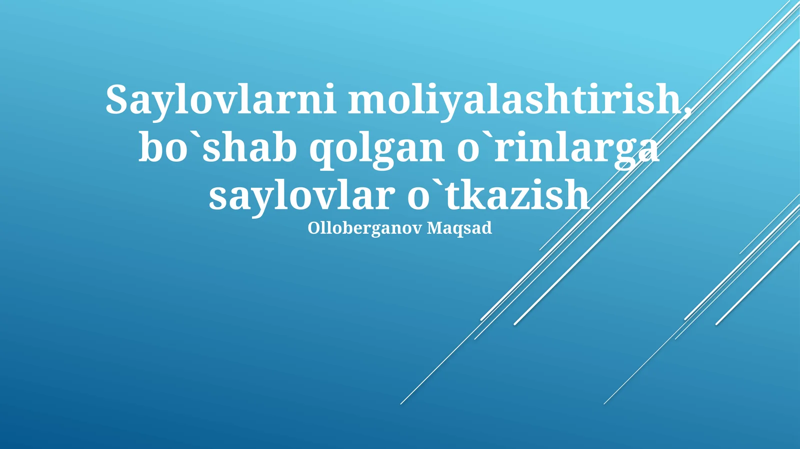 Saylovlarni moliyalashtirish, bo`shab qolgan o`rinlarga saylovlar o`tkazish