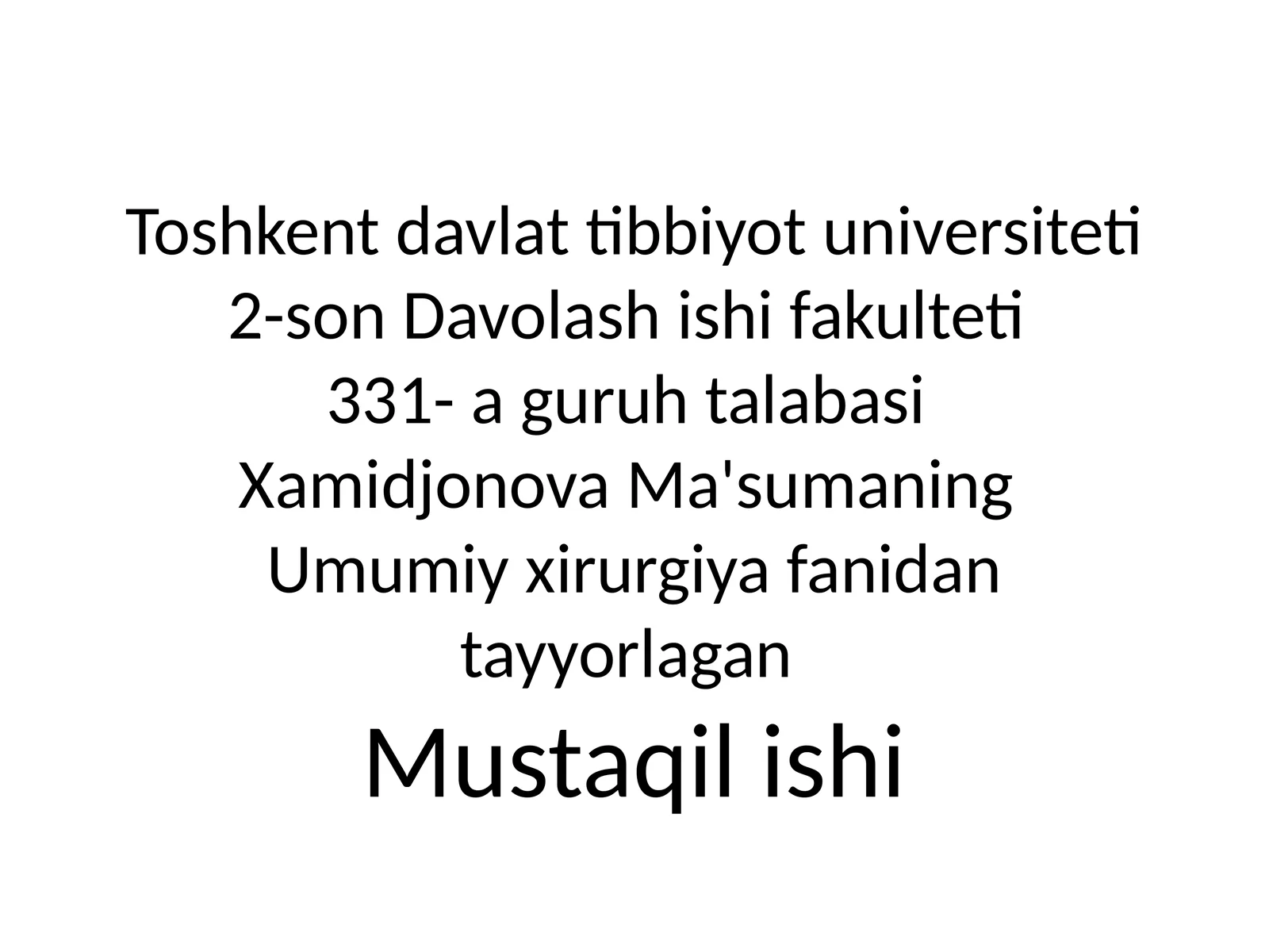 Xirurgik infeksiyalari