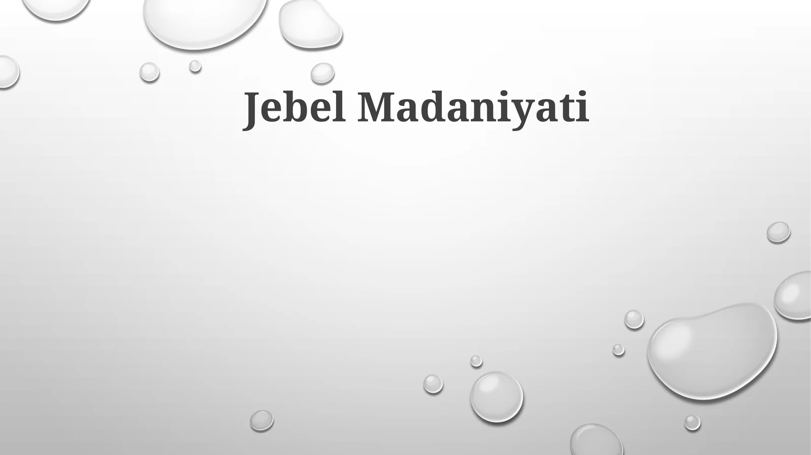 Jebel Madaniyati