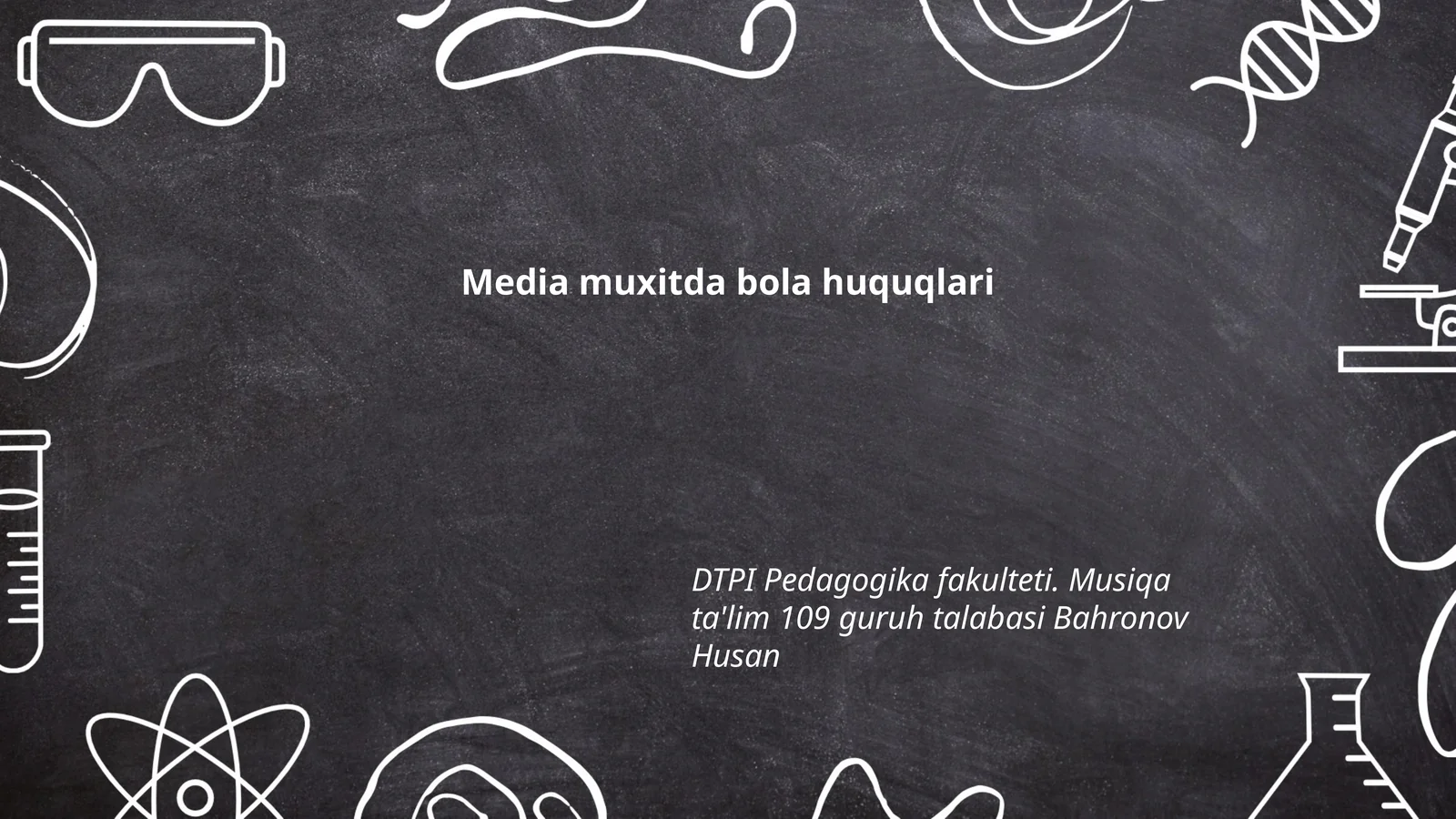 Media muxitda bola huquqlari