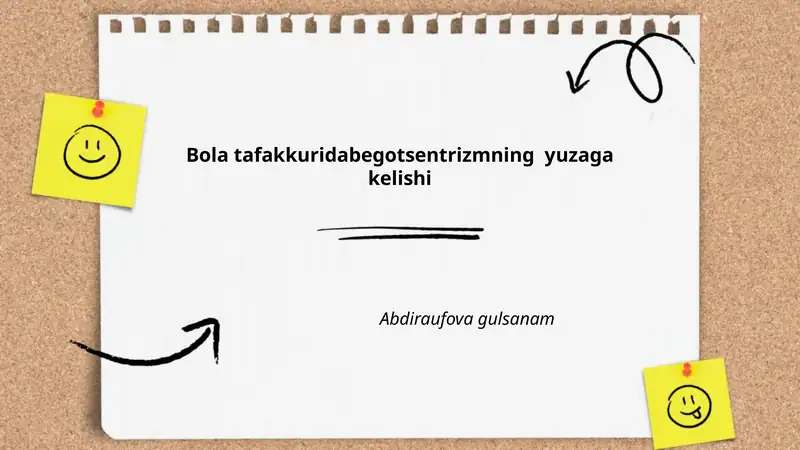Begotsentrizmning yuzaga kelishi