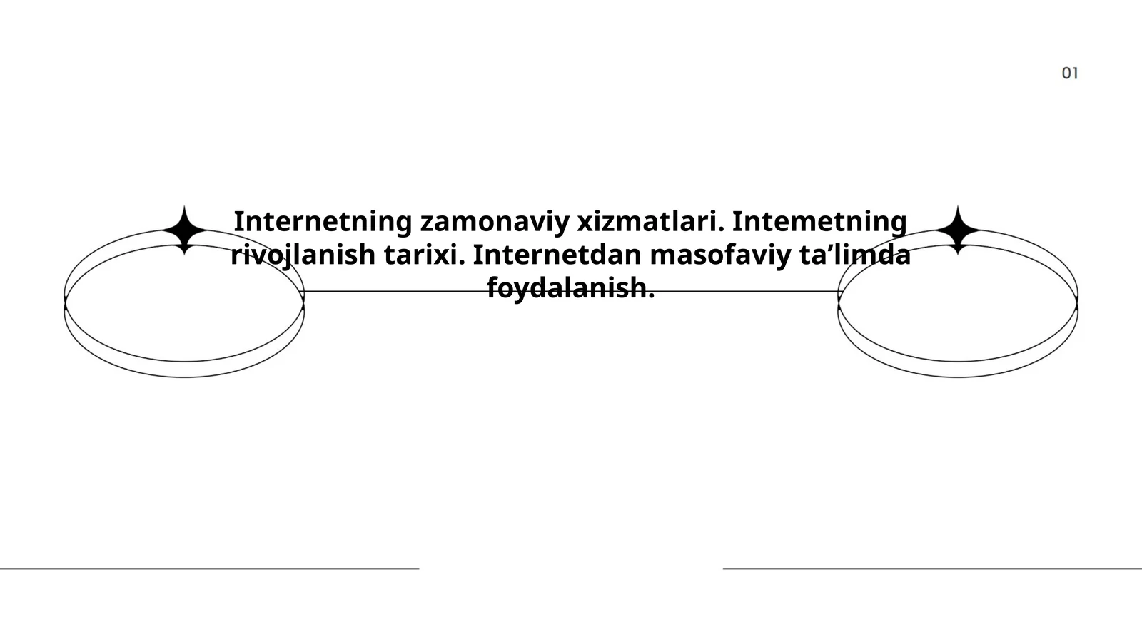 Internetning zamonaviy xizmatlari