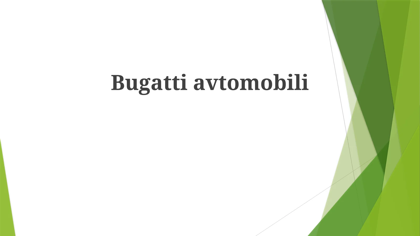 Bugatti avtomobili