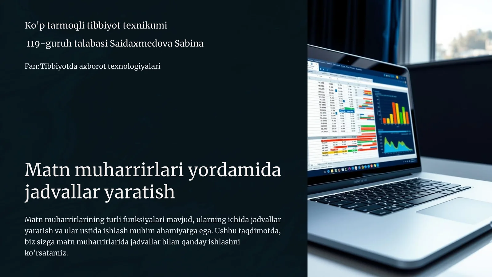 Ko'p tarmoqli tibbiyot texnikumi
