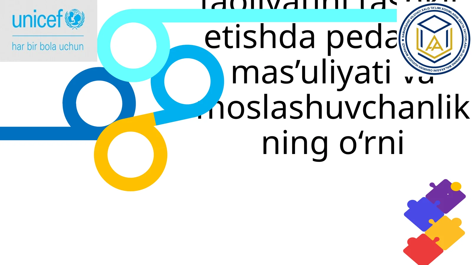 Boshlang‘ich ta’lim ning faoliyatini tashkiletishda pedagog mas’uliyati va moslashuvchanlikning o‘rni