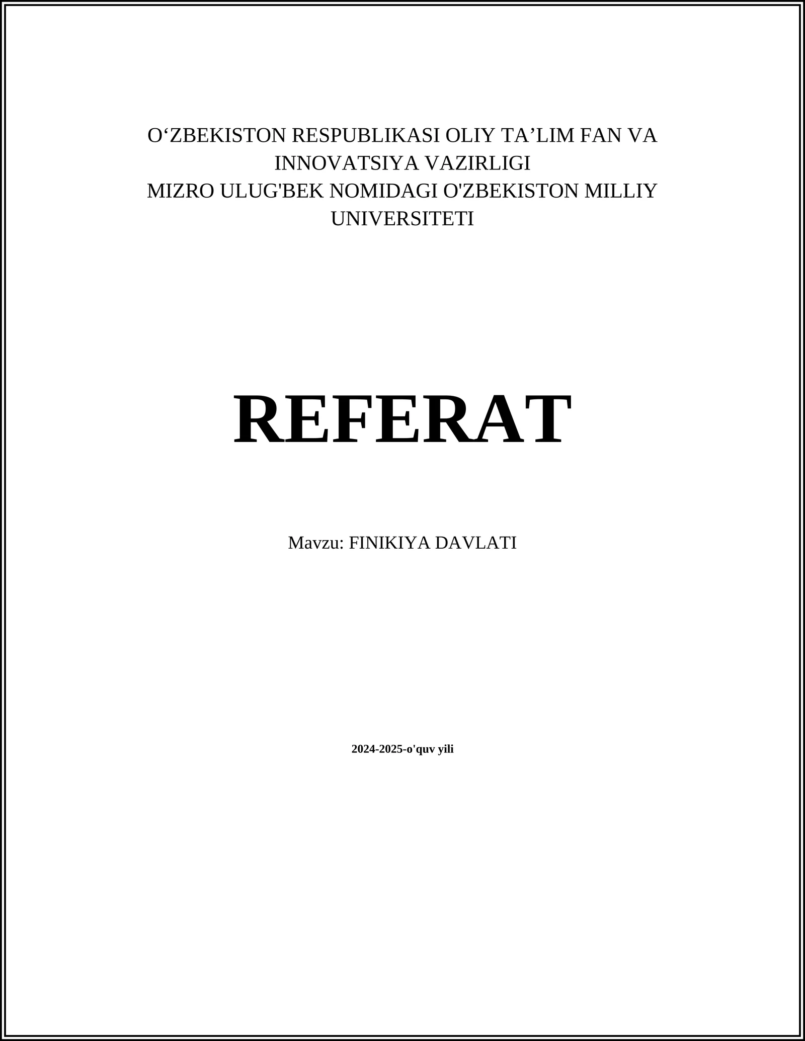 FINIKIYA DAVLATI