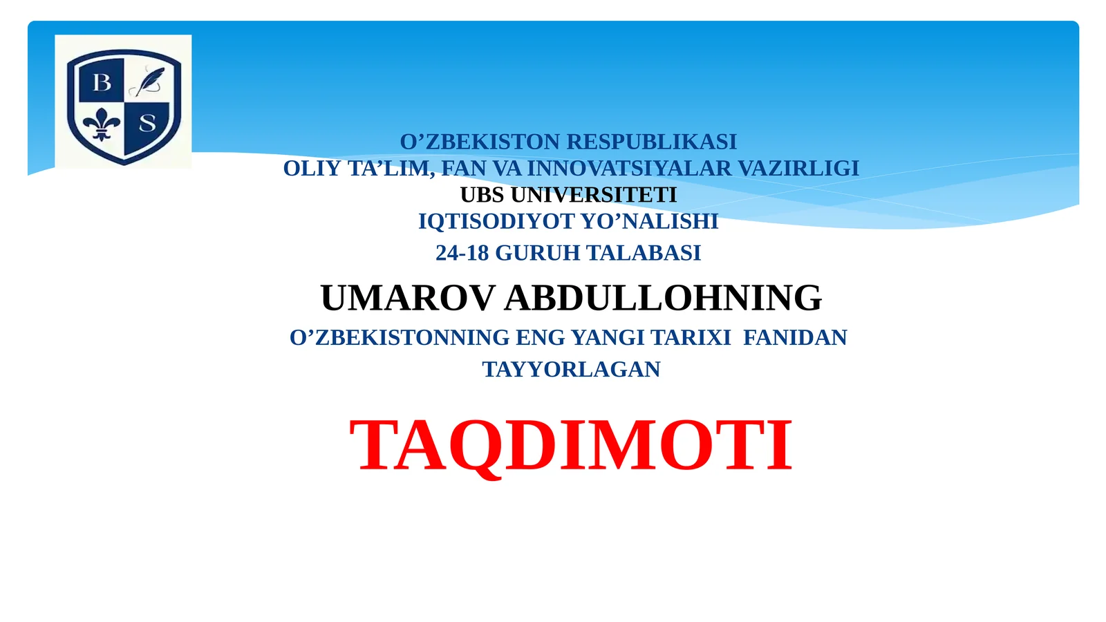 Islomda iqtisodiy qarashlar