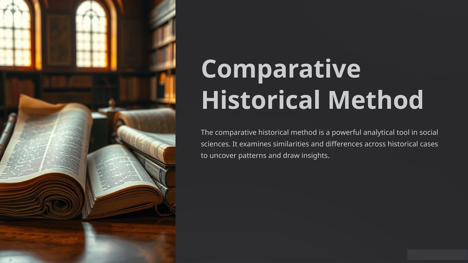Comparative Historical Method