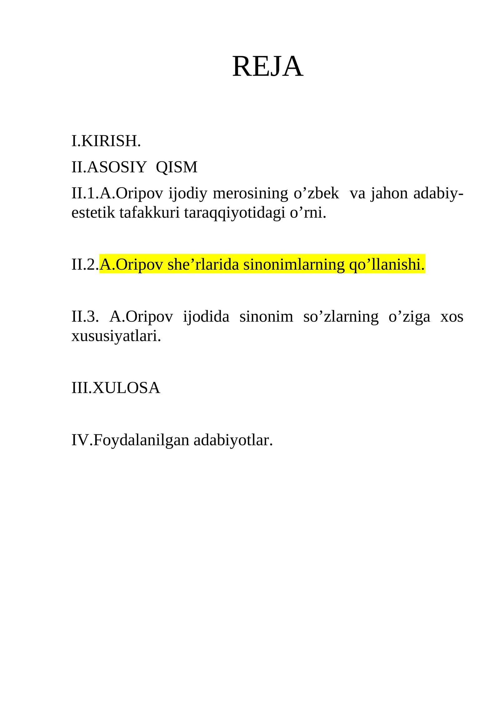 Abdulla Oripovning Tilimizda Leksemalarni Faollashtirish