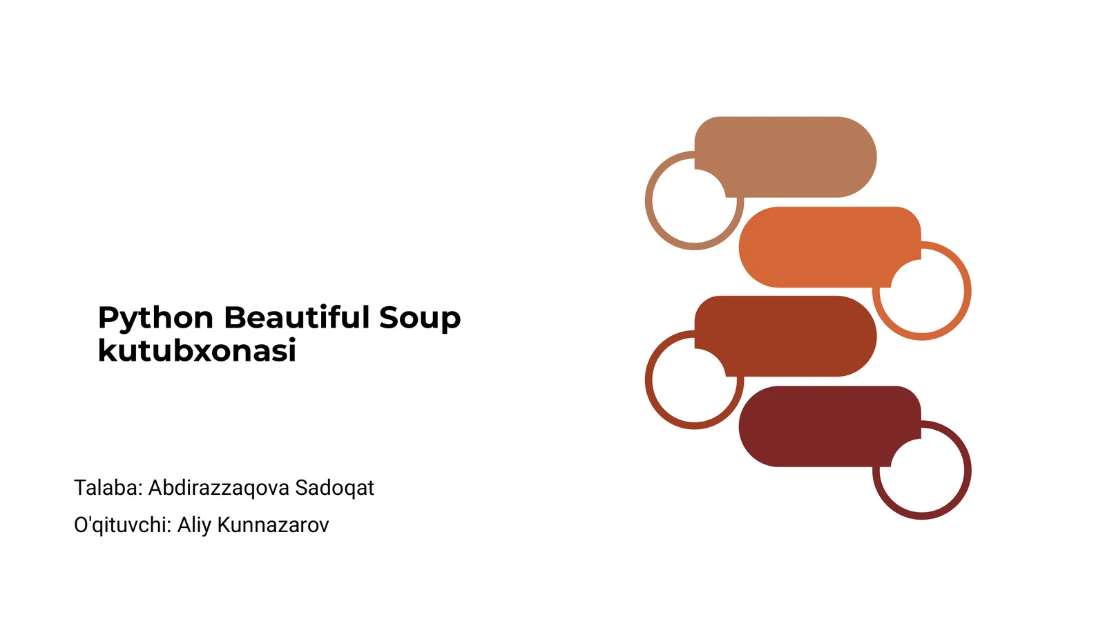 Python Beautiful Soup kutubxonasi