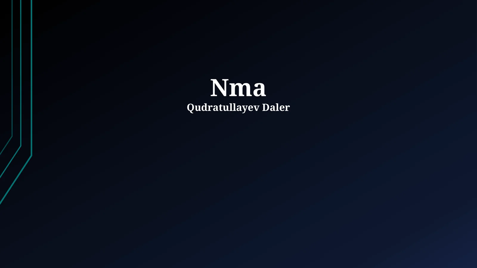 Ta'rif va Qo'llanilishi