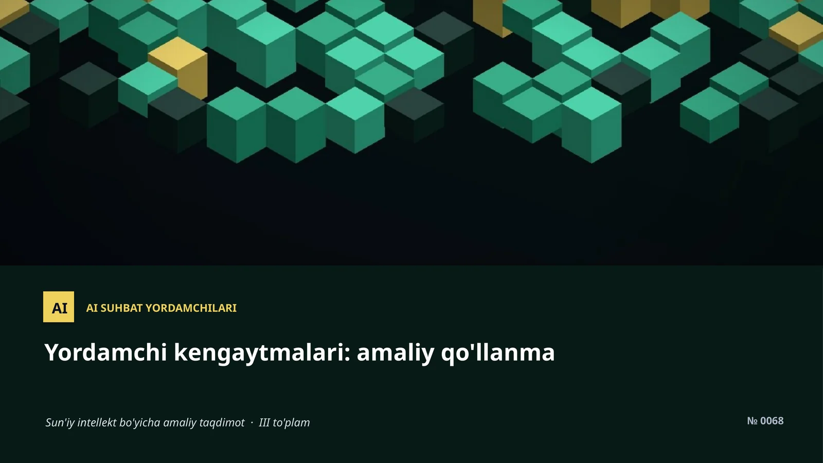 AI SUHBAT YORDAMCHILARI