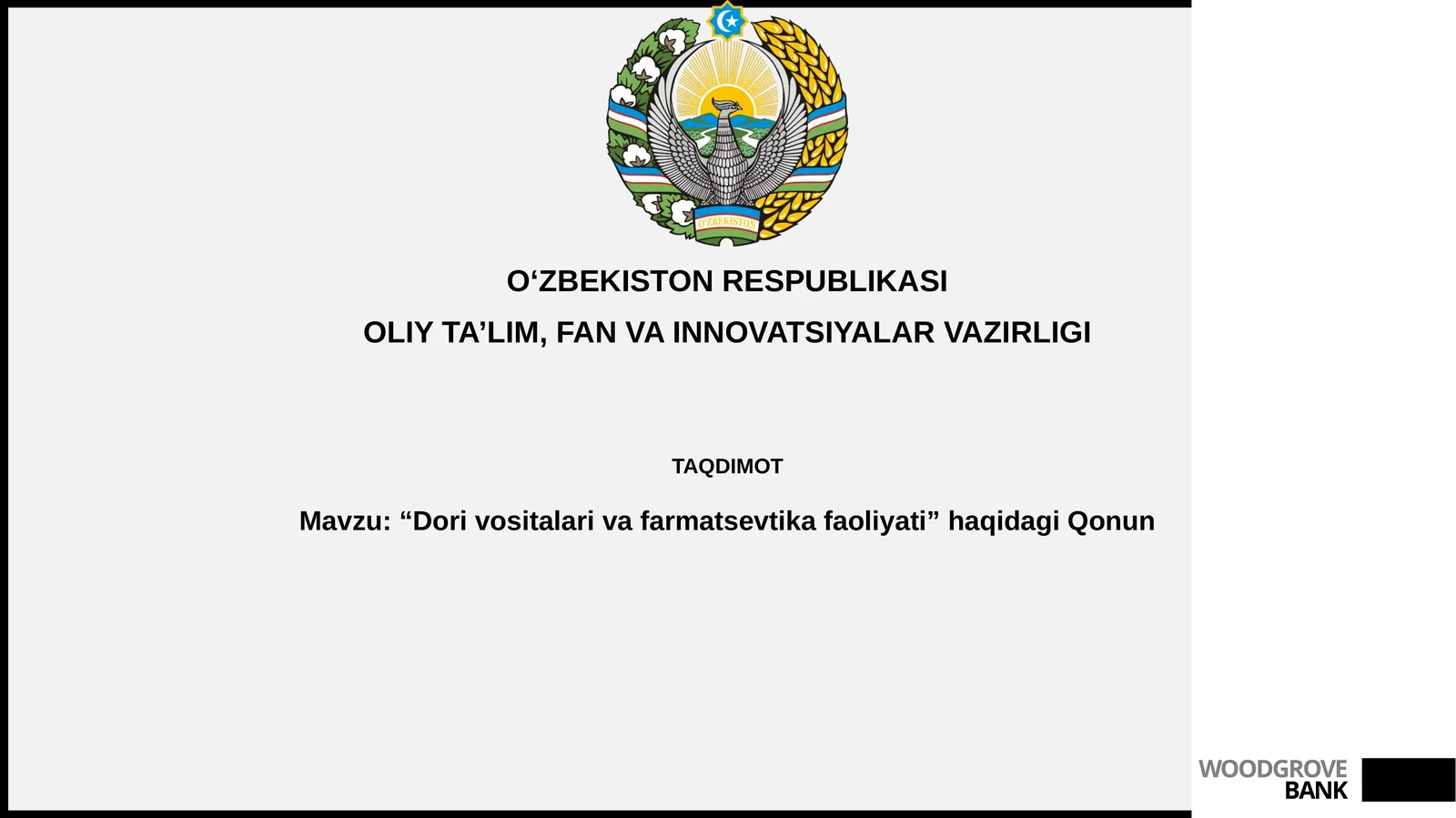 Dorivositlar va farmatsevtika faoliyati