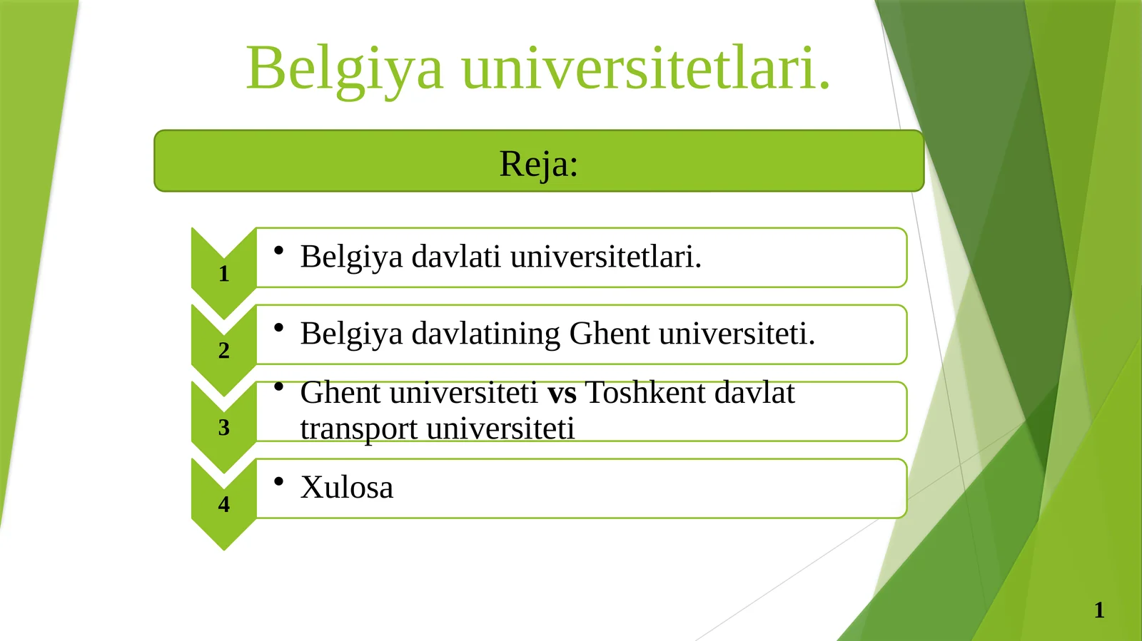 Belgiya universitetlari