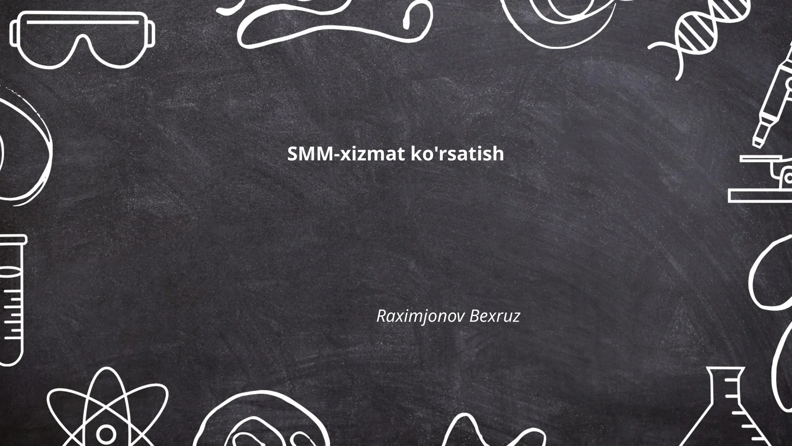 SMM-xizmat ko'rsatish