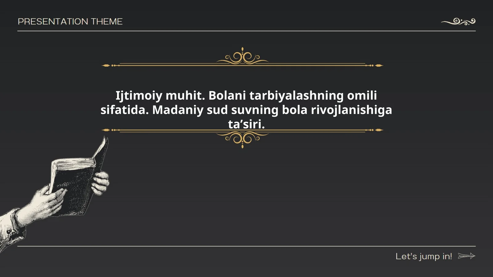 Oila muhiti va bolani tarbiyalash