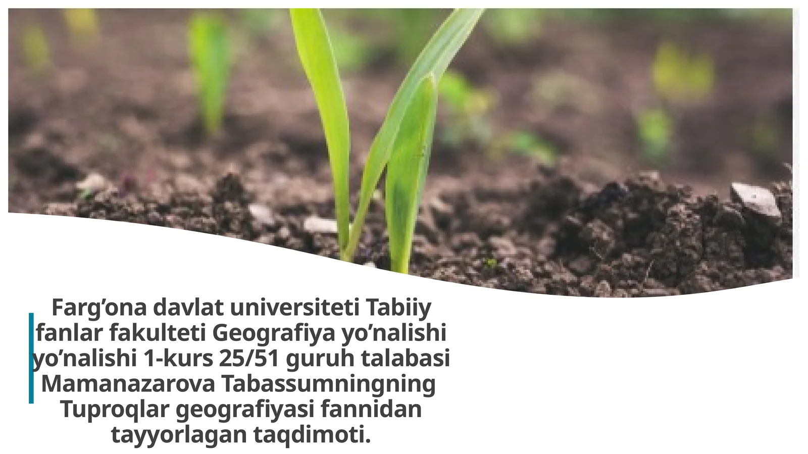 Tuproqshunoslik