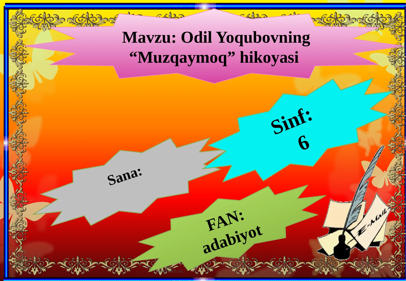 Odil Yoqubovning “Muzqaymoq” hikoyasi