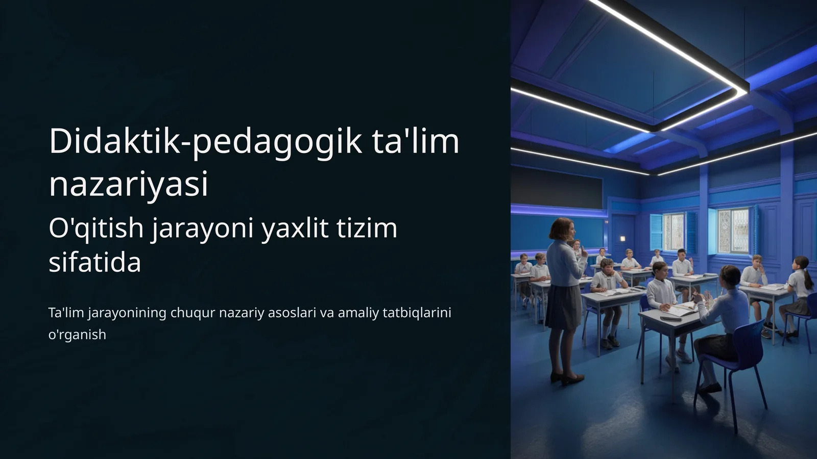 Didaktik-pedagogik ta'lim nazariyasi