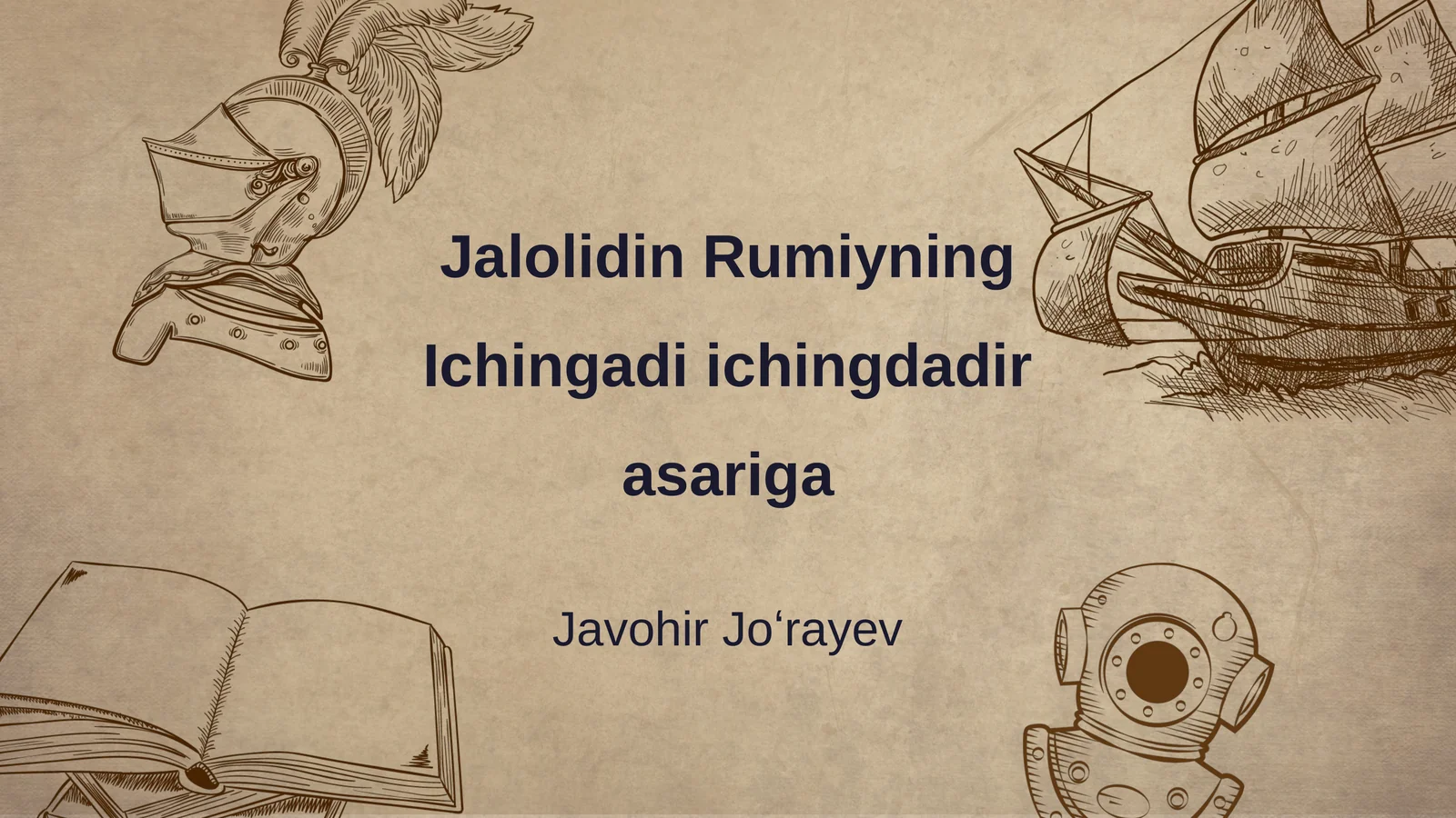 Jalolidin Rumiyning Ichingadi ichingdadir asariga