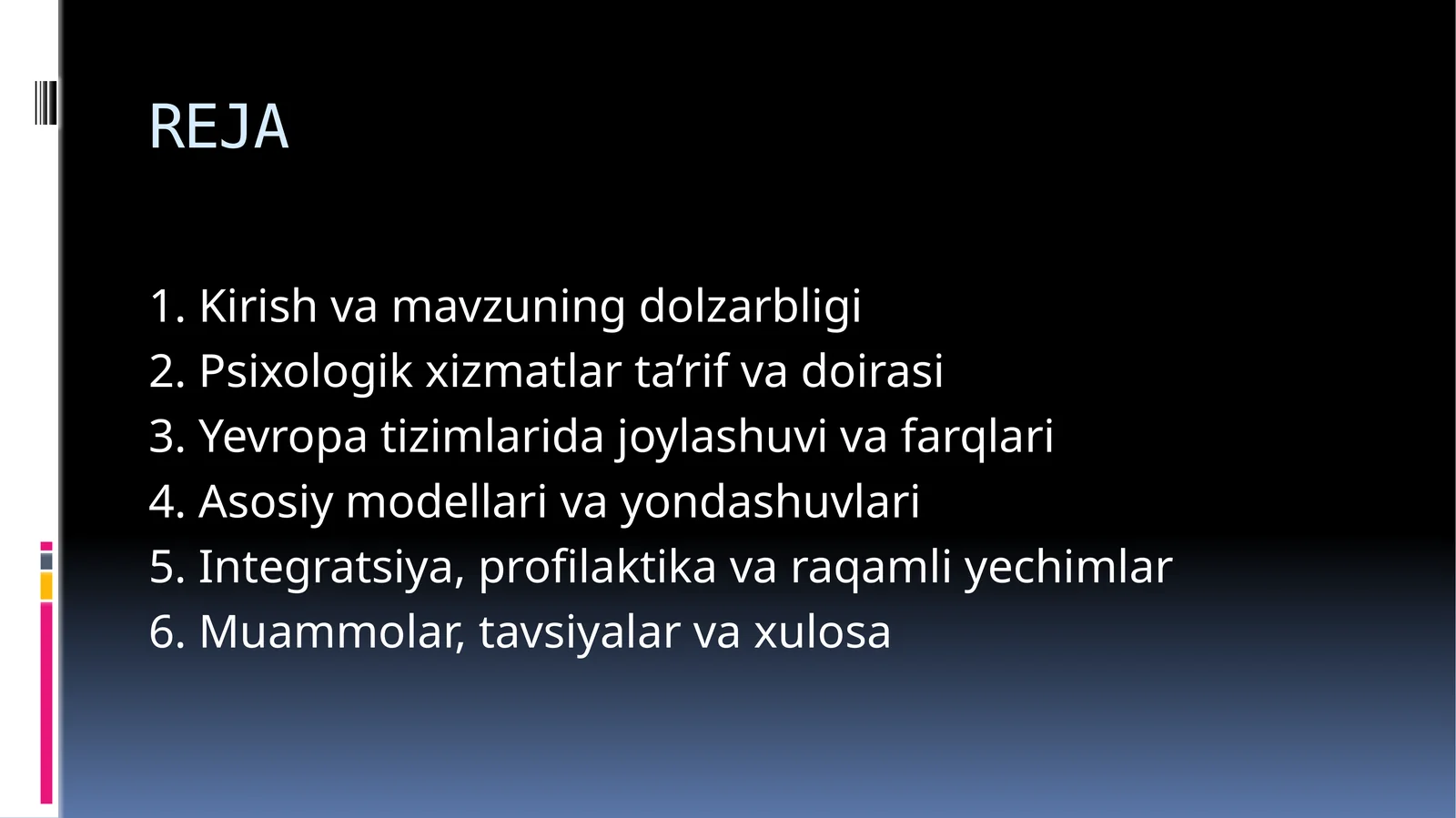 Psixologik xizmatlar