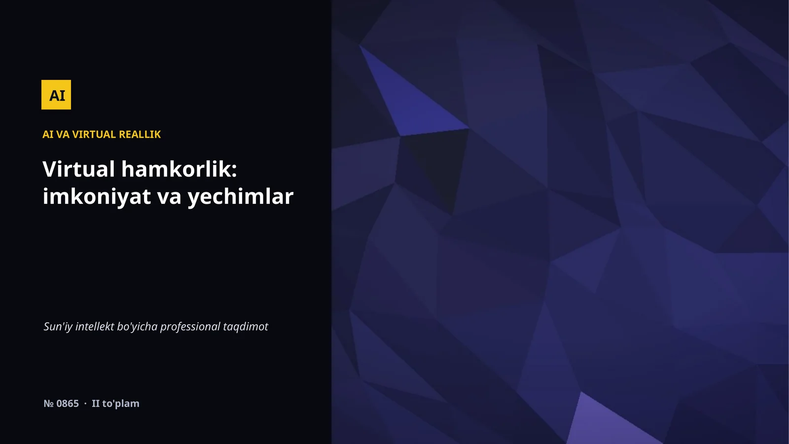 AI VA VIRTUAL REALLIK