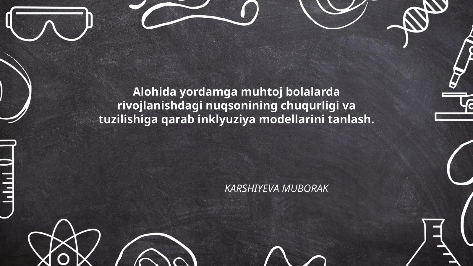 Alohida yordamga muhtoj bolalarda rivojlanishdagi nuqsonining chuqurligi va tuzilishiga qarab inklyuziya modellarini tanlash