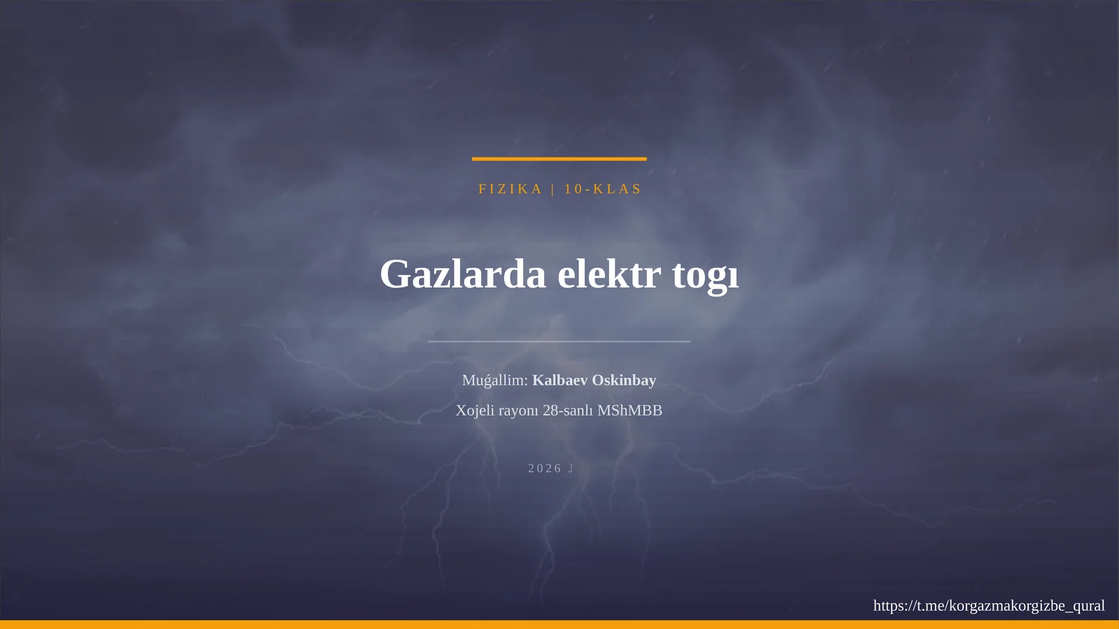 Gazlarda elektr tog'i