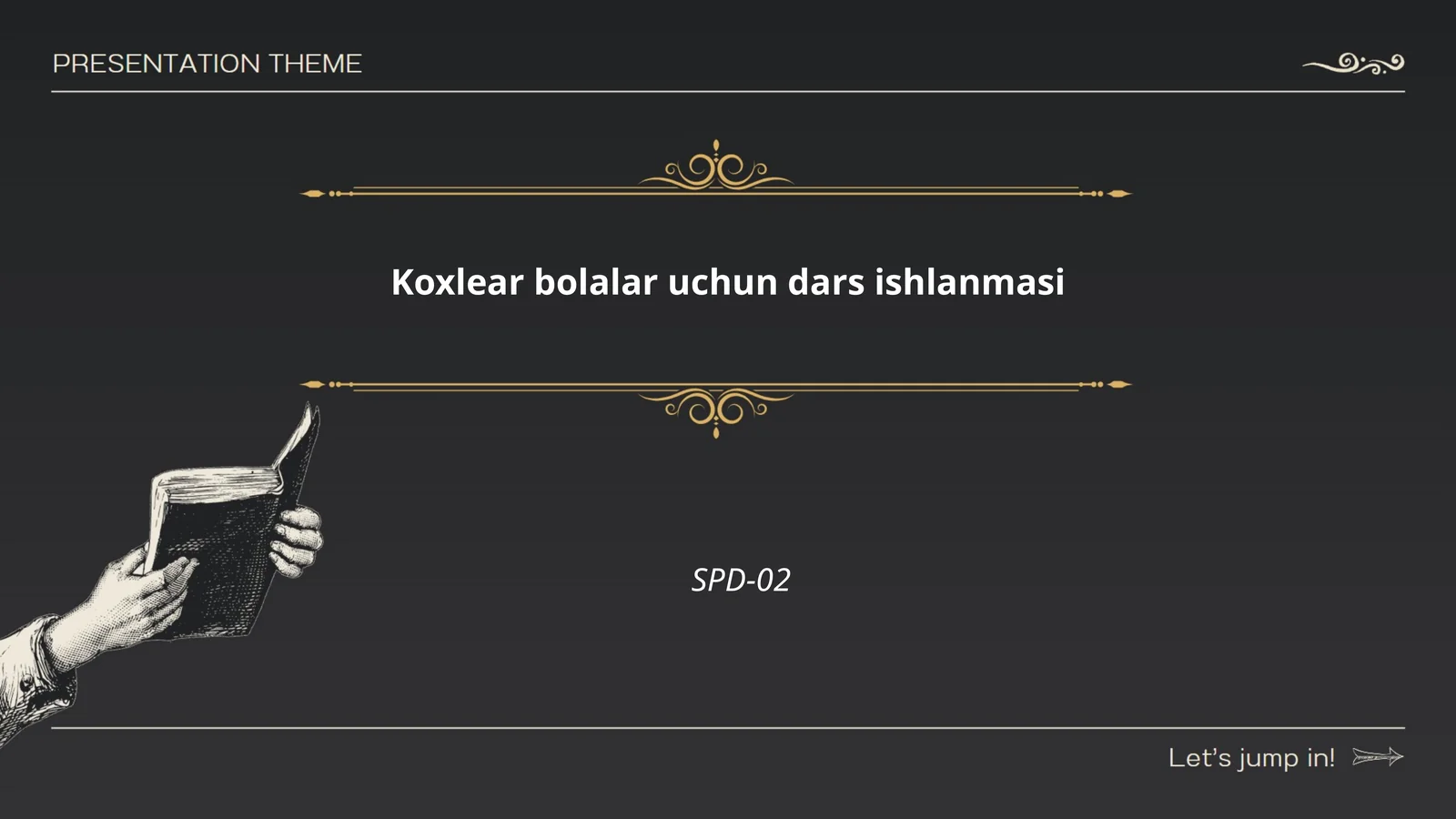 Koxlear bolalar uchun dars ishlanmasi