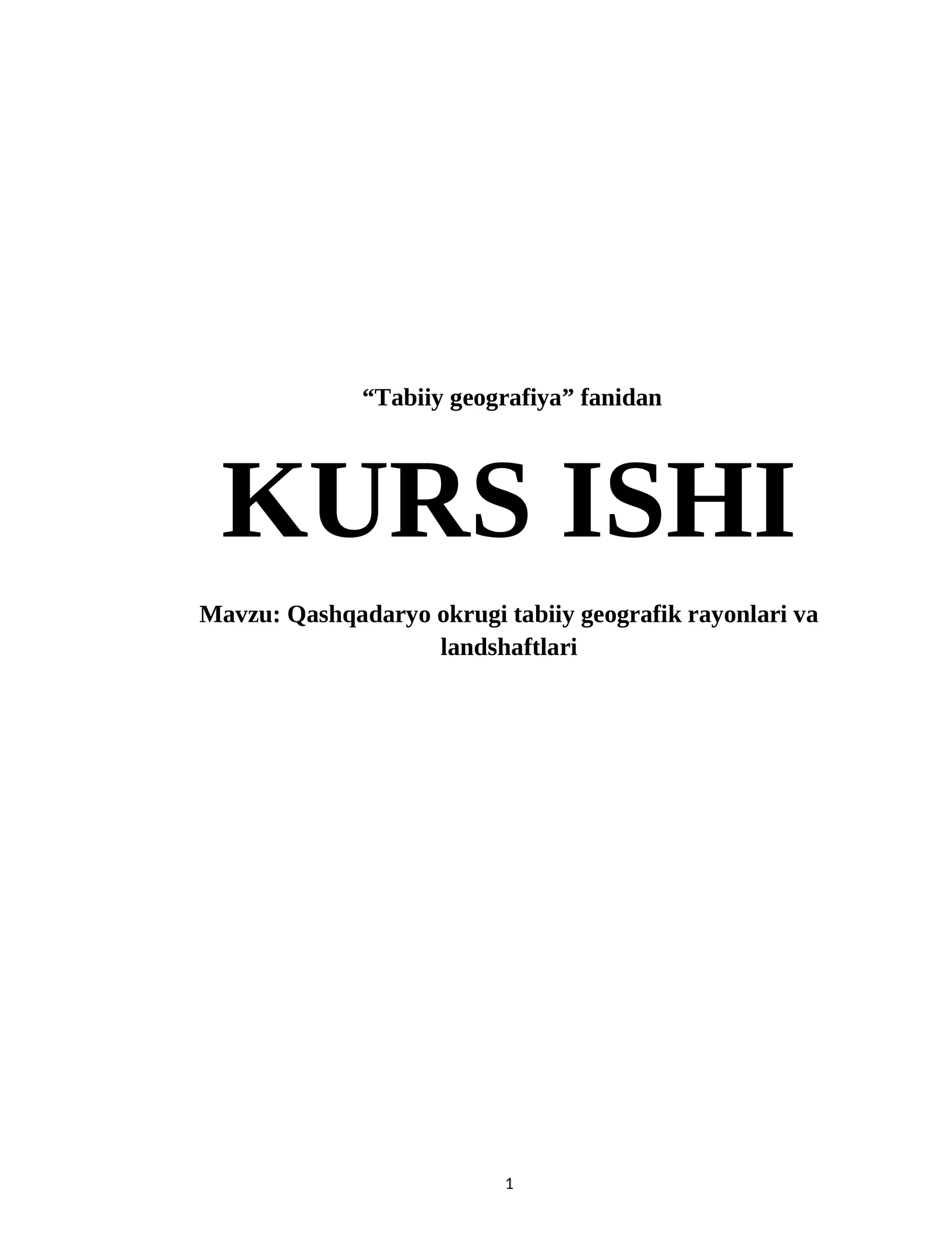 Qashqadaryo okrugi tabiiy geografik rayonlari va landshaftlari