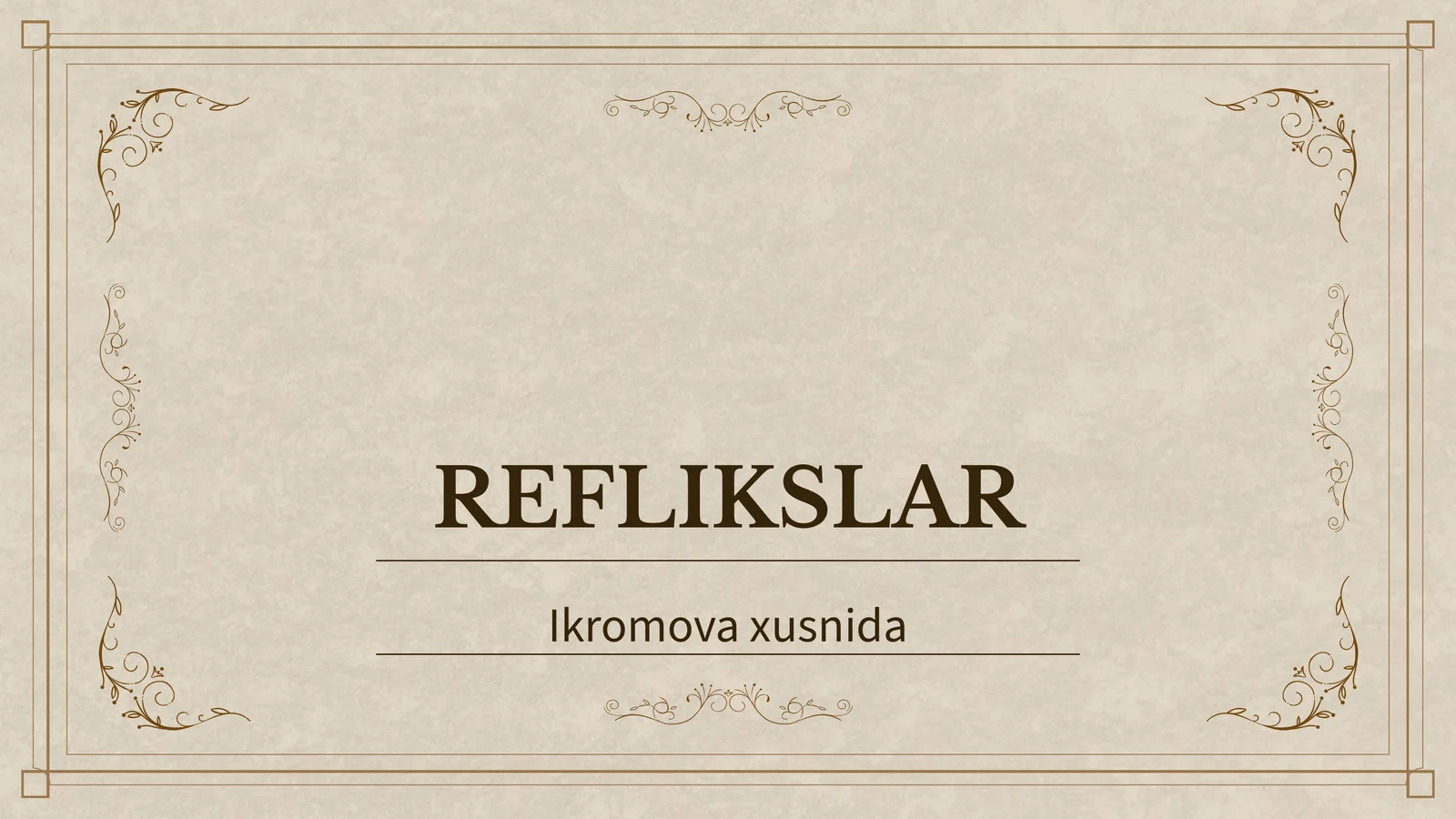 REFLIKSLAR
