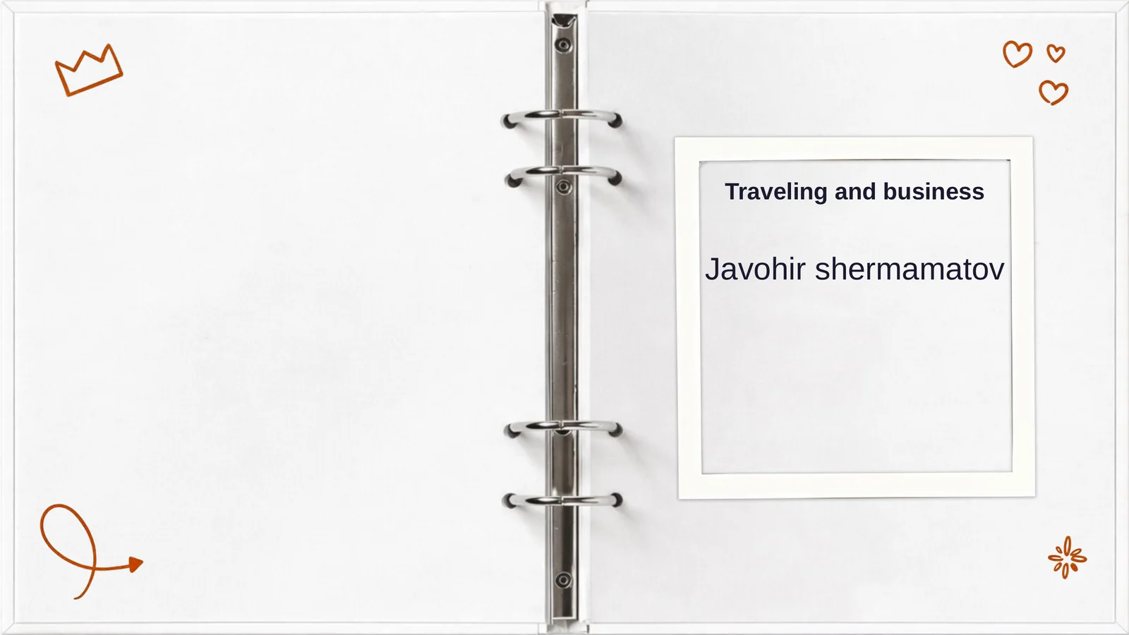 Traveling and business