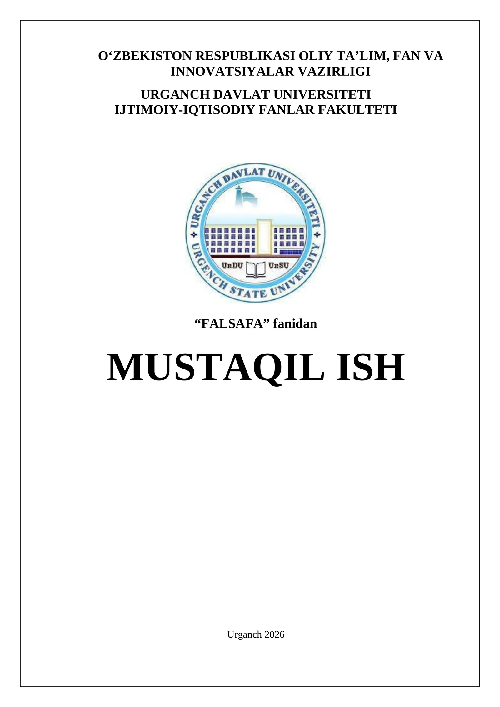 MUSTAQIL ISH, J.Rumiyning “Ovchi va lochin” rivoyatining mohiyati va uning tarbiyaviy ahamiyatini tahlil etish
