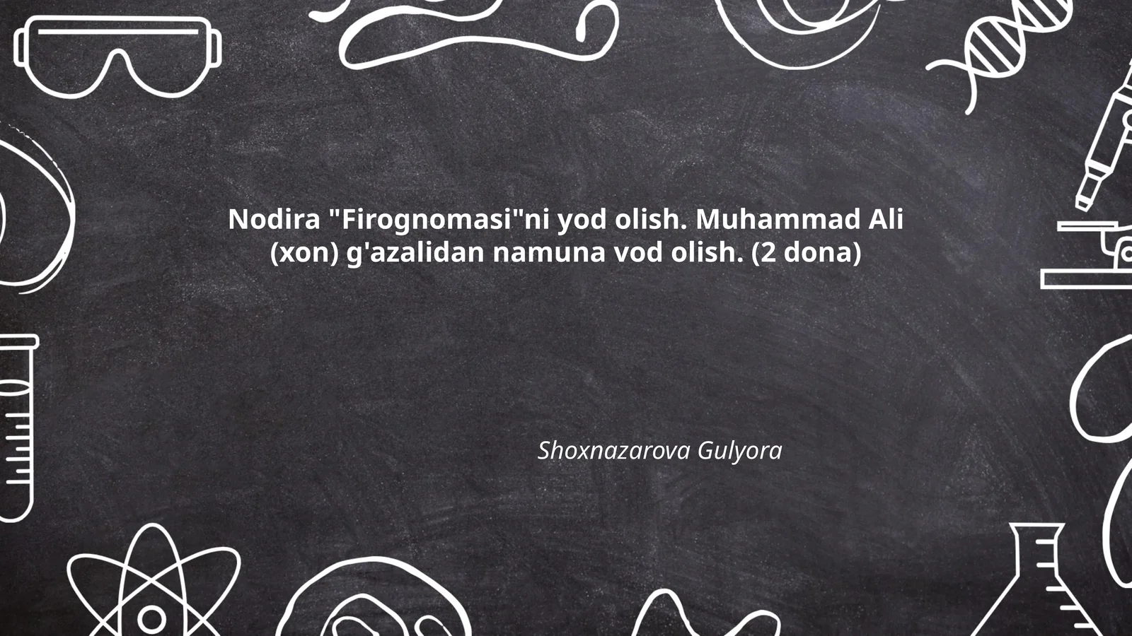 Nodira "Firognomasi"