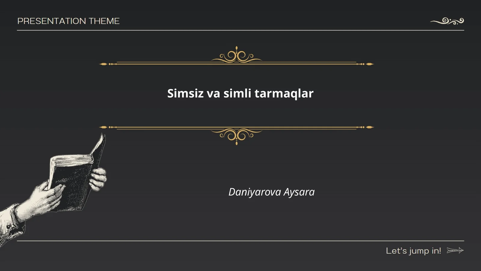 Simsiz va simli tarmaqlar
