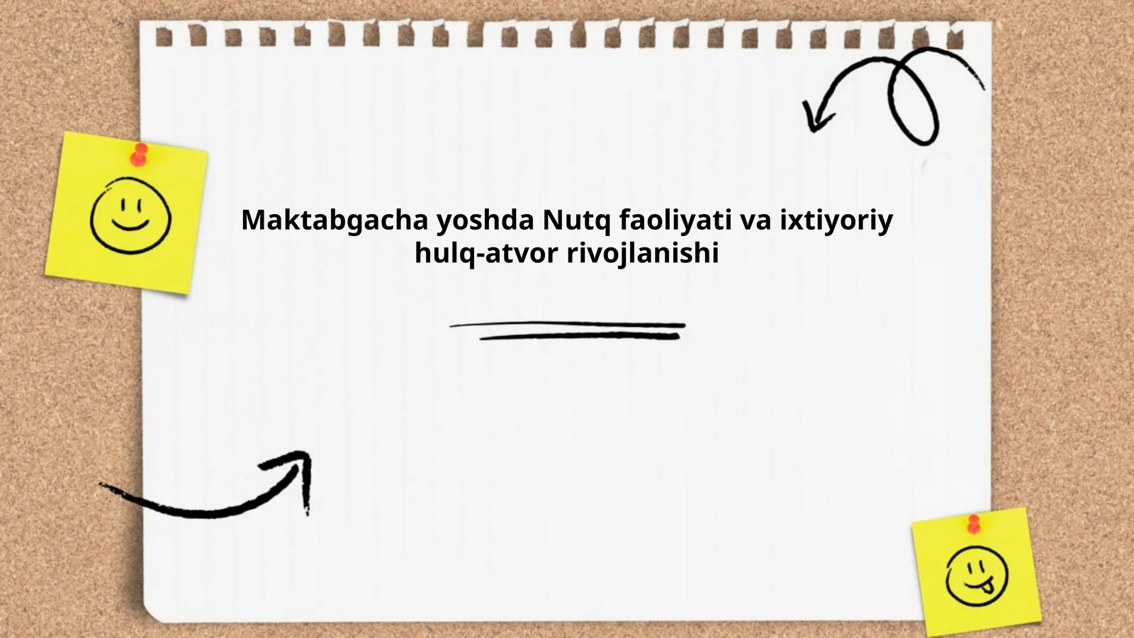Nutq faoliyati va ixtiyoriy hulq-atvor rivojlanishi