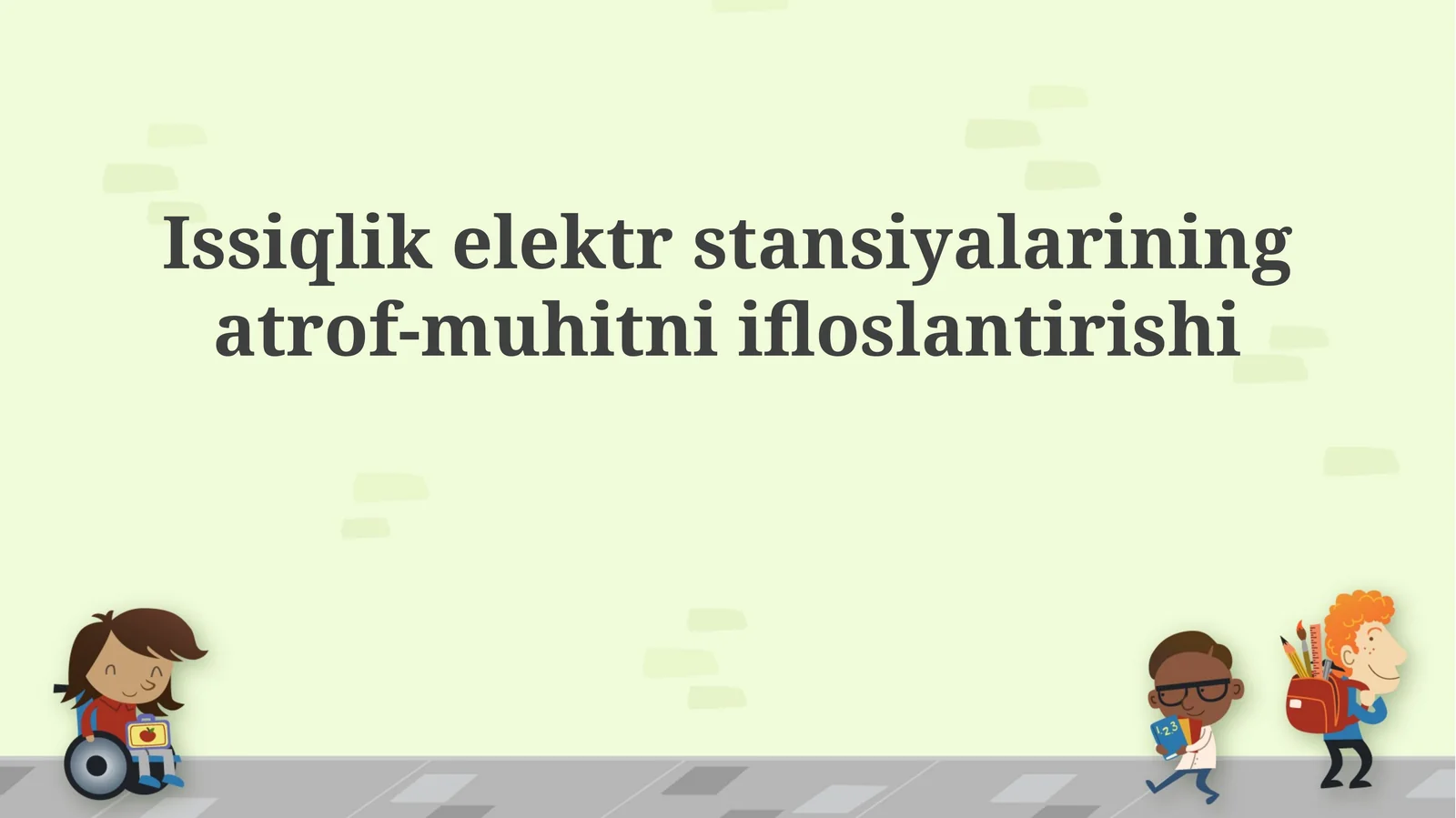 Issiqlik elektr stansiyalarining atrof-muhitni ifloslantirishi