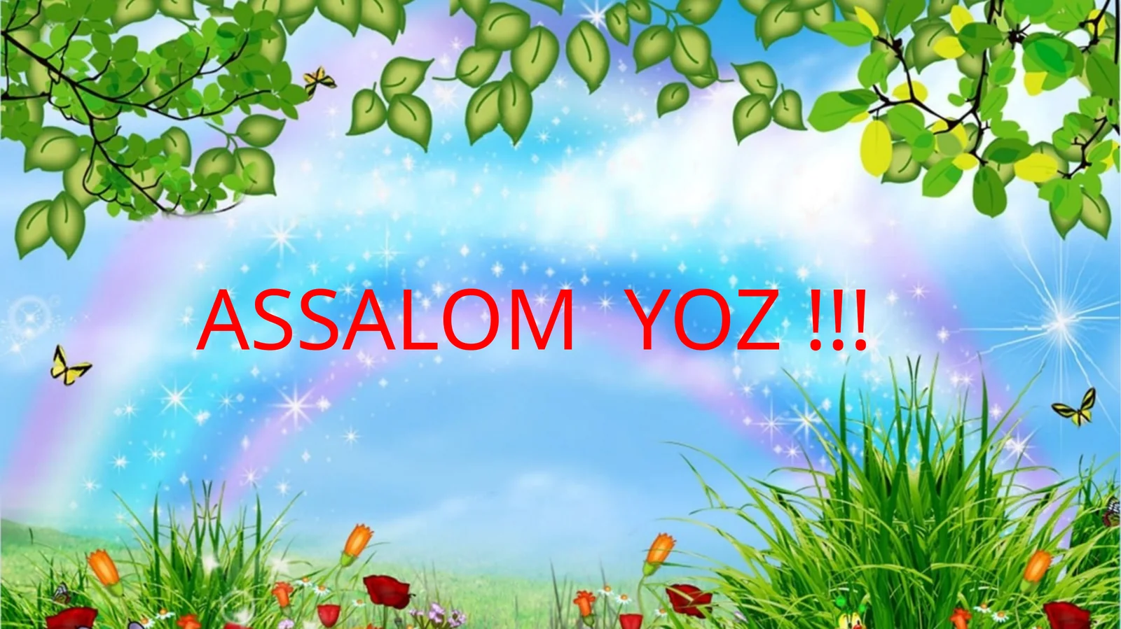 YOZ-BOLAJONLARNI SOG’LOMLASHTIRISH DAVRI