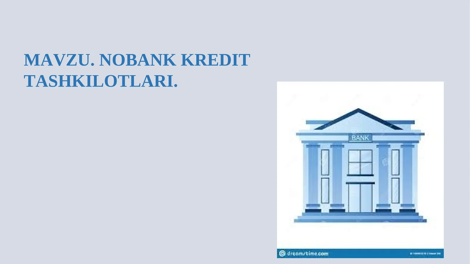 NOBANK KREDIT TASHKILOTLARI
