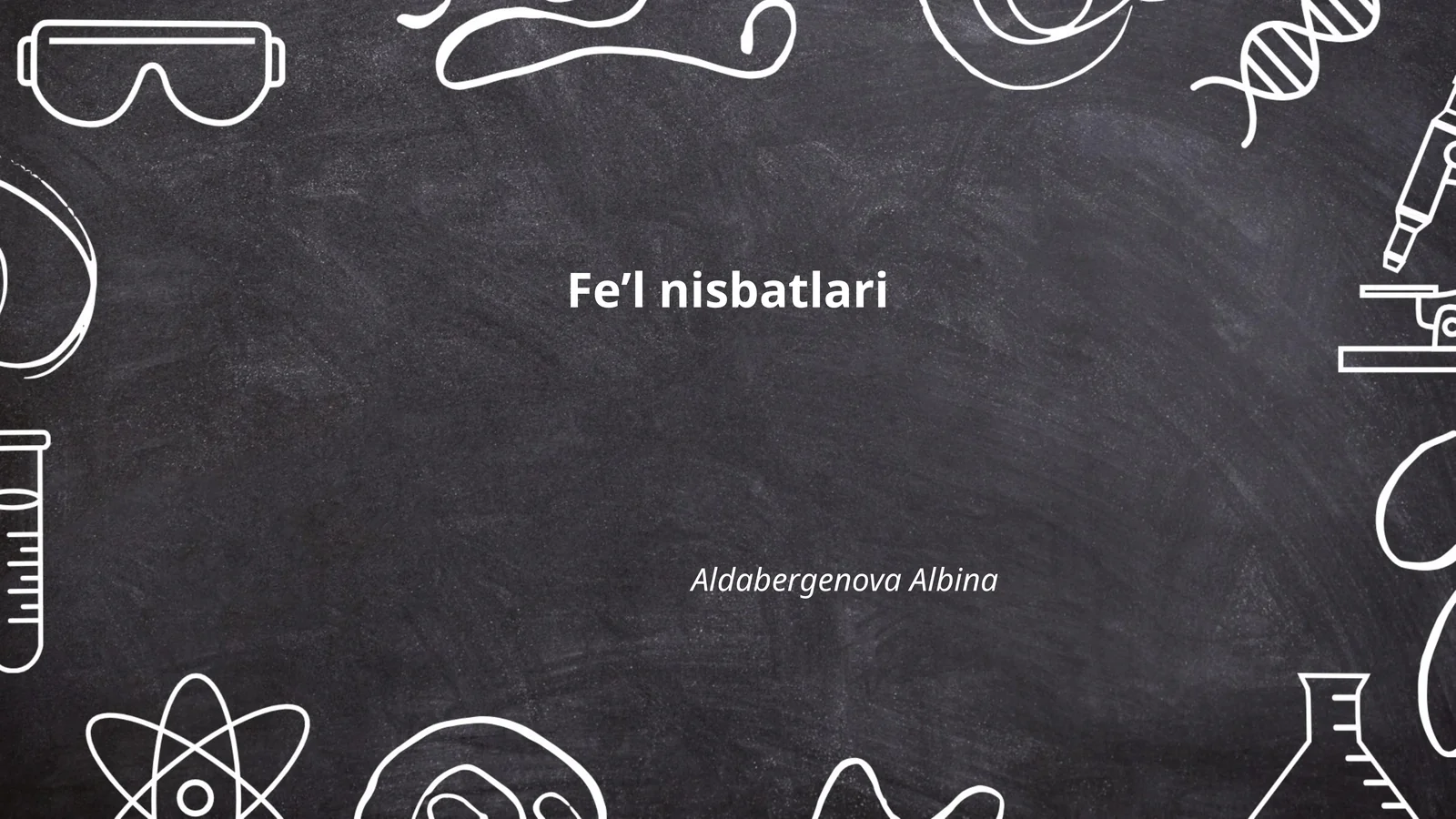 Feʼl nisbatlari