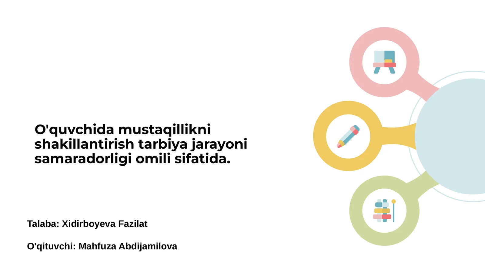 Mustaqillik Tushunchasi va O‘quvchilar