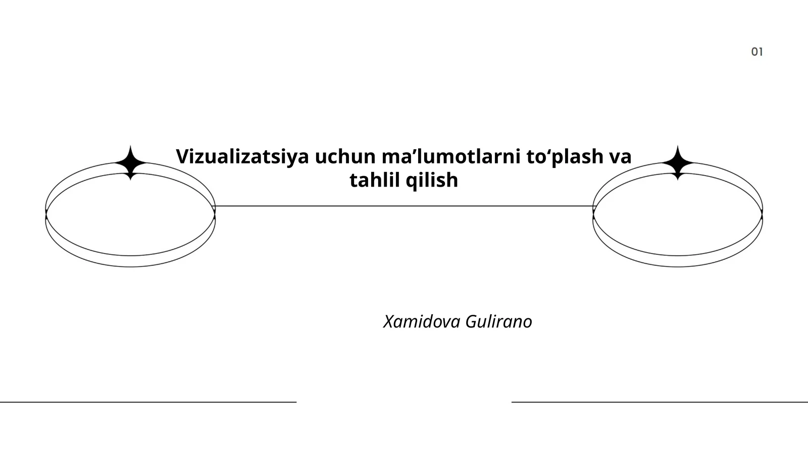 Vizualizatsiya uchun maʼlumotlarni toʻplash va tahlil qilish