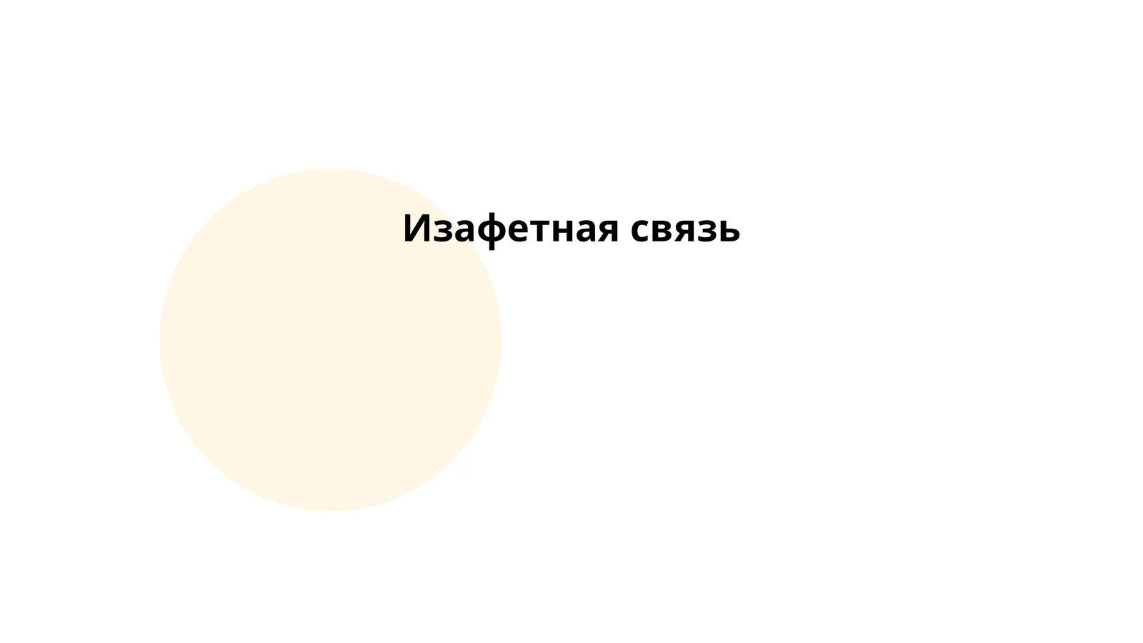 Изафетная связь